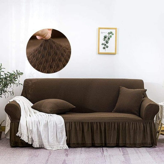 Turkish Mesh Sofa Cover – Brown