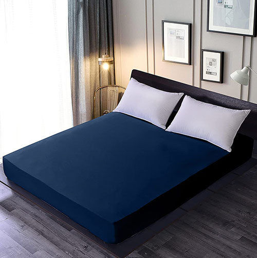 Waterproof Mattress Protector - Blue