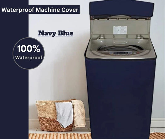 Waterproof Washing Machine Cover Parachute - Navy